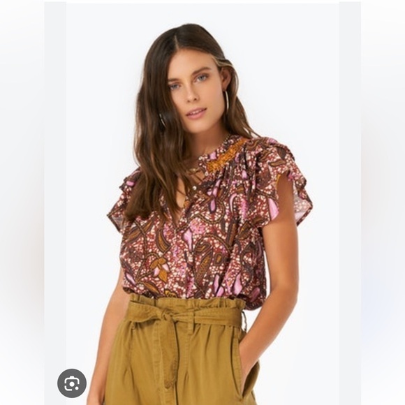 Xirena Sumer Blouse in Earth Batik - Picture 2 of 16